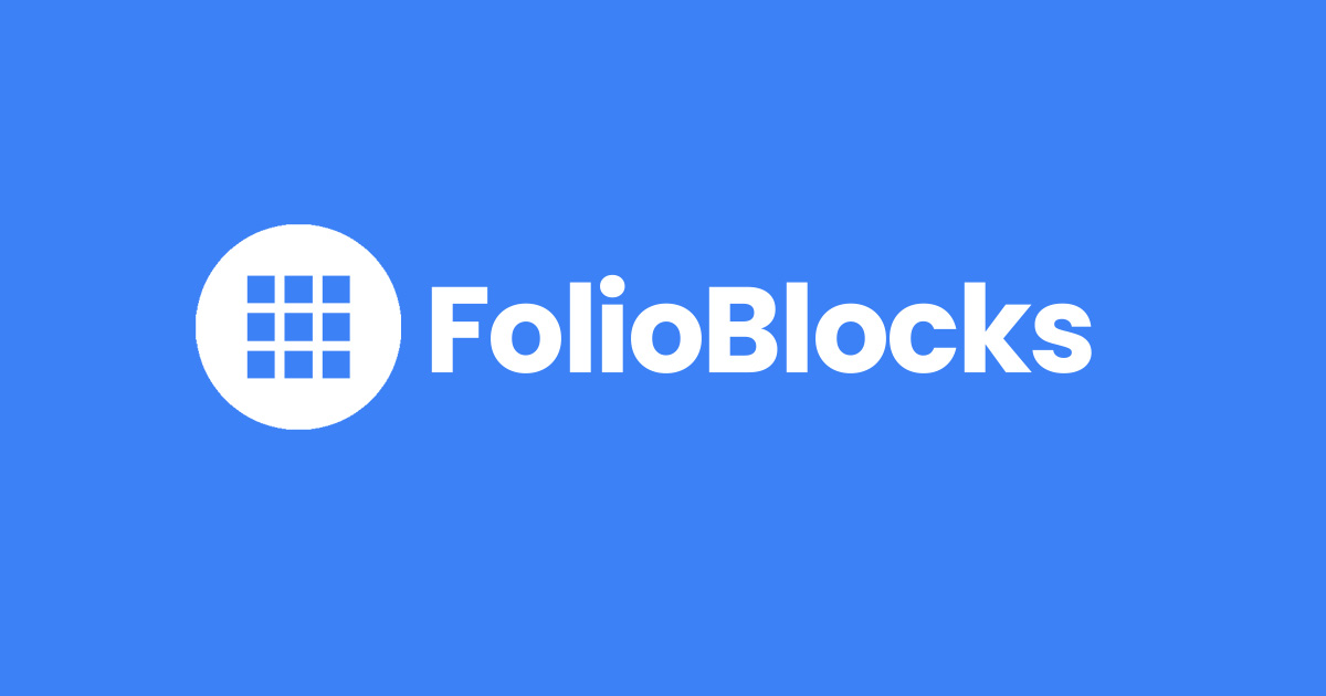 Introducing FolioBlocks